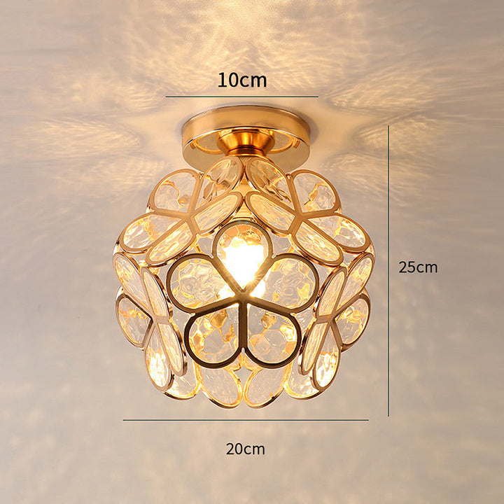 Üveg Virág Mennyezet világító - FloraGlow