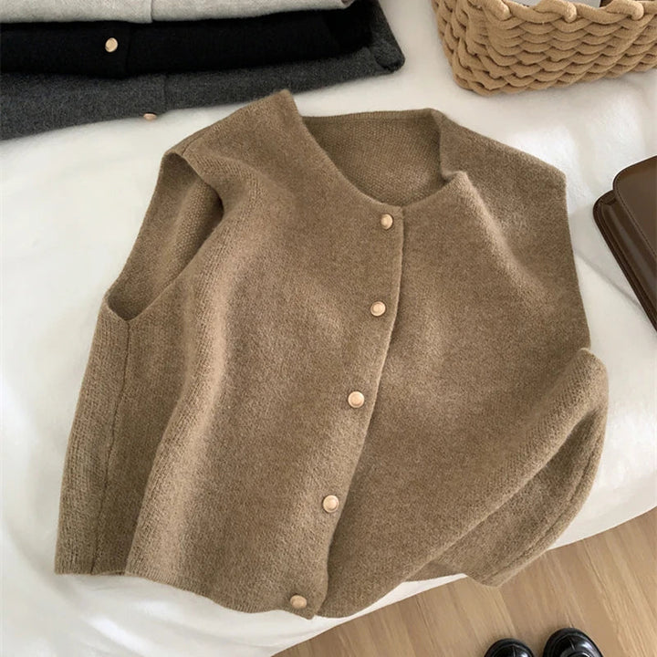 Merinowolen Damesgilet – Solveig