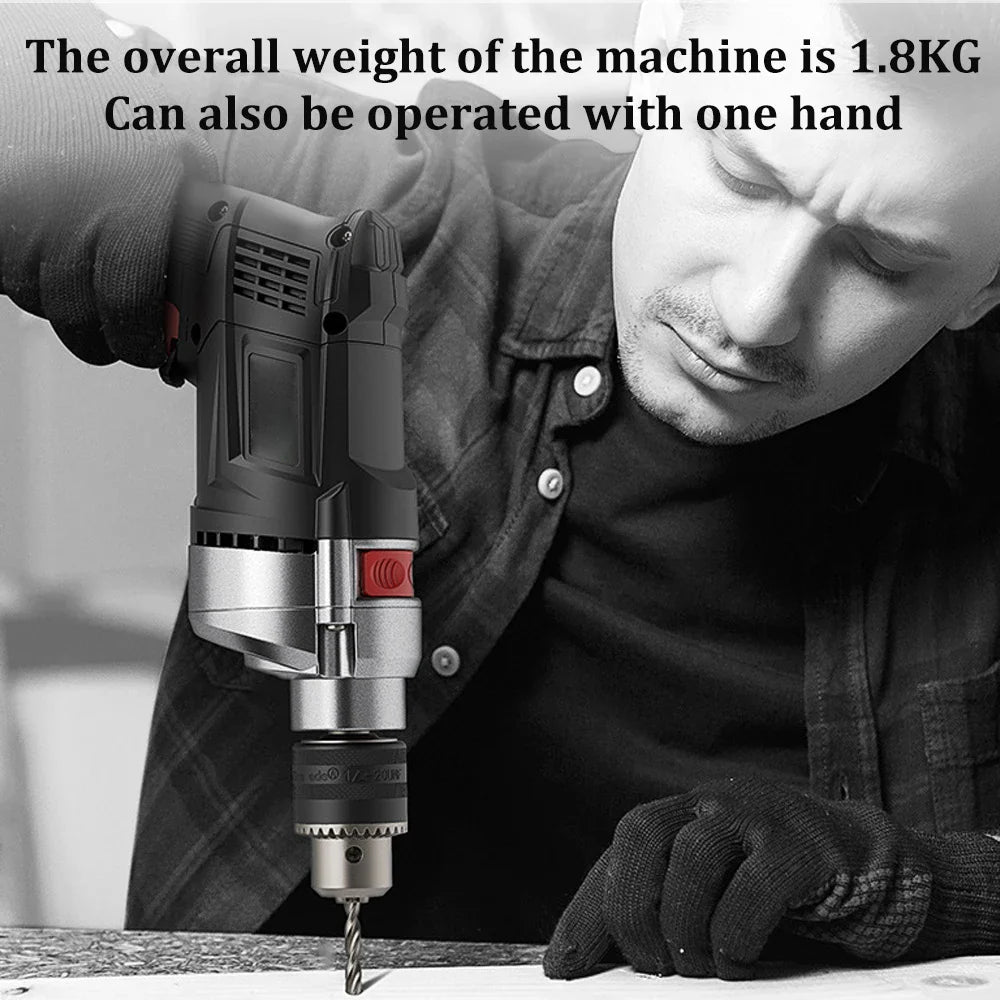 780W Elektromos Kalapács és Fúró Változó Sebességgel – DrillForce