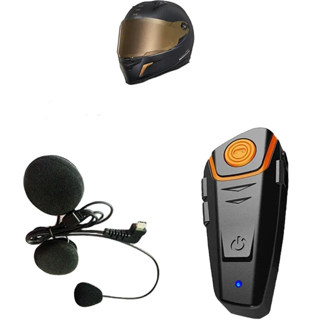 Vízálló Bluetooth Motorkerékpár Intercom FM-mel és 1000M Hatótávolsággal – RoadLink