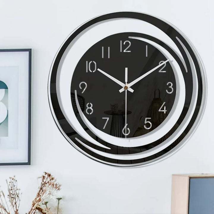 Modern Fekete Fali óra Acrylból - ScandiTime