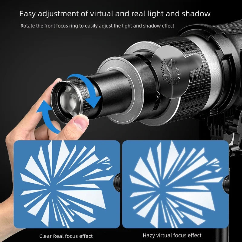 Optikai reflektor kúpos lencse készlet 35 gobóval és Bowens rögzítéssel – Lumina