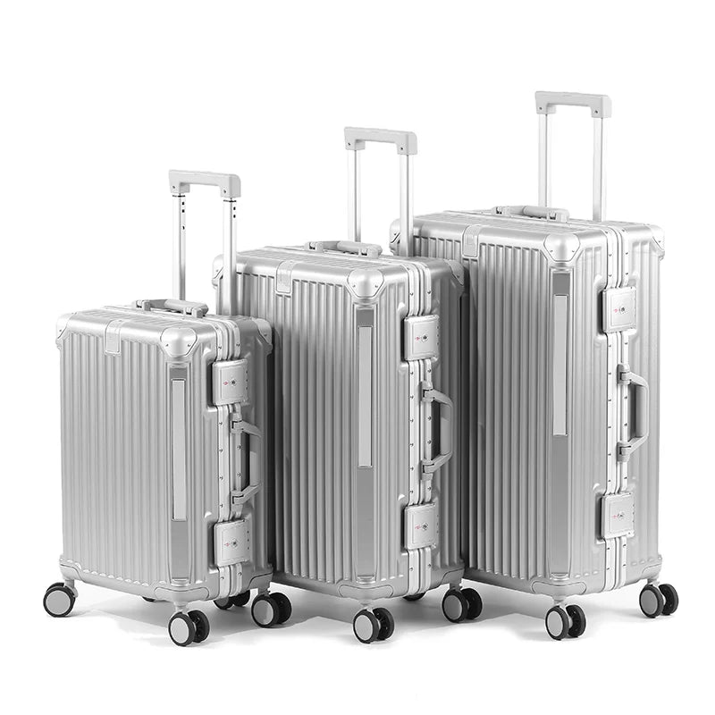 AA OUT OF STOCK Kemény héjú bőrönd alumínium kerettel – Tallinn
