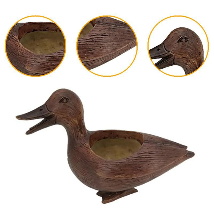 Kacsa szobor Virágcserép - QuackyPlanter