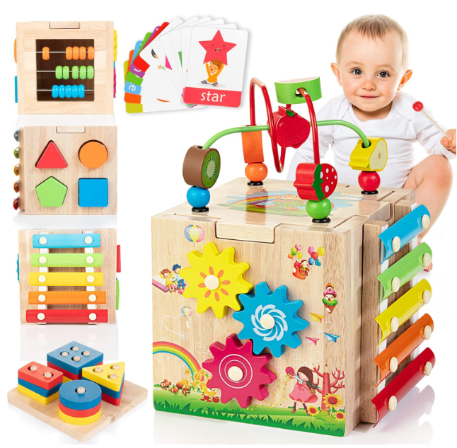 8 az 1-ben Montessori Játék Kocka – Cubbi