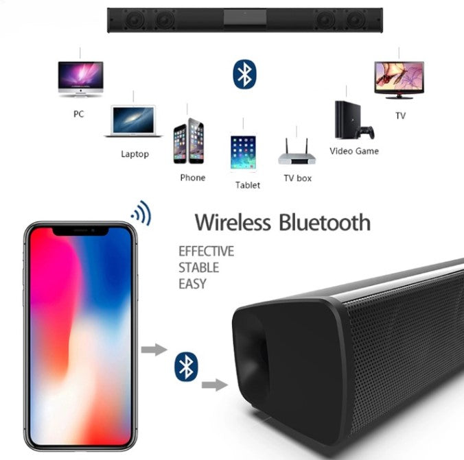 Vezeték nélküli Bluetooth hangszóró sztereo rendszer FM és USB – CineWave