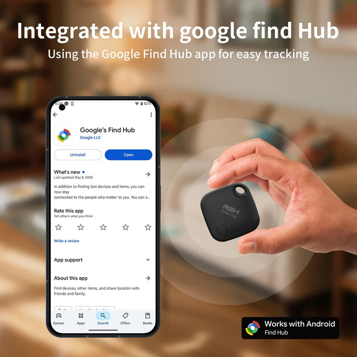 4DB GPS nyomkövető címke készlet Google Find Hub-bal Android eszközökhöz