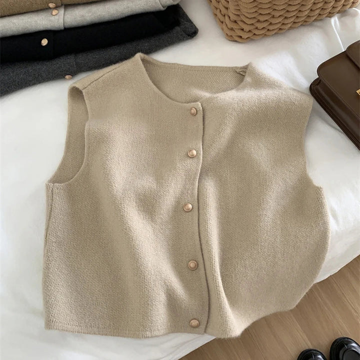 Merinowolen Damesgilet – Solveig