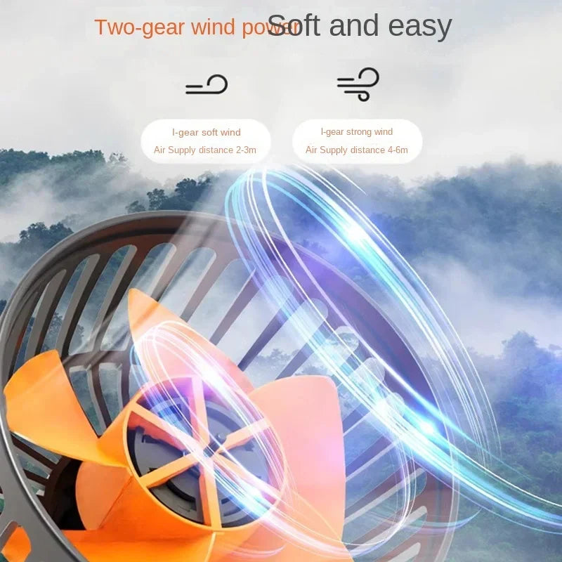 360° állítható 3-fejű autós ventilátor USB/12V/24V – AirFlow