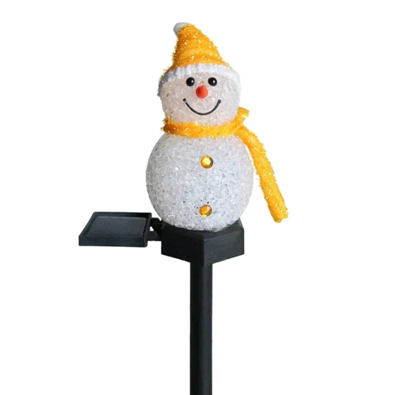 Napelem energia Hóember Lámpa - SolarSnow