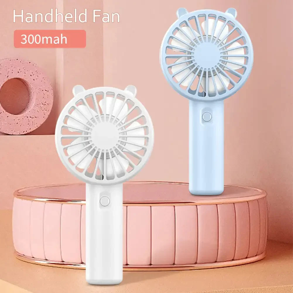Hordozható USB újratölthető mini kézi ventilátor – Veyra (1+1 INGYEN)
