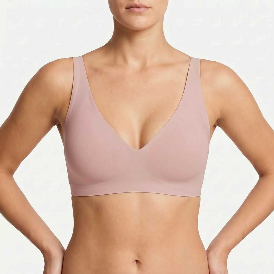 Seamless Push-Up Bralette - Pearl