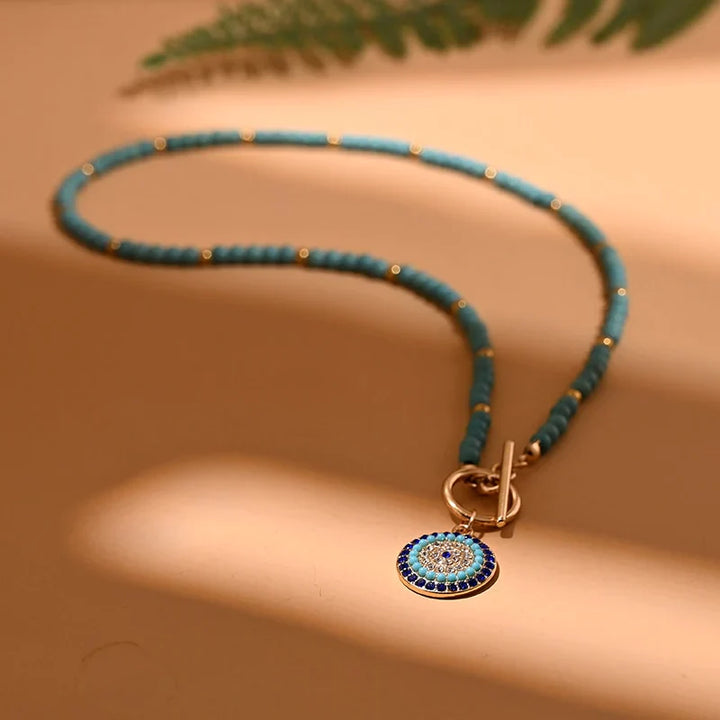 Gonosz Szem Gyöngyös Choker Nyaklánc