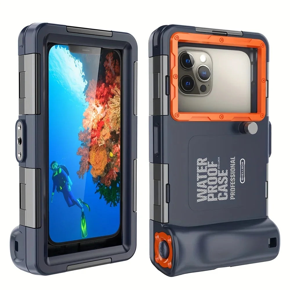 Vízálló búvártelefon tok 15 m mélységvédettel és nyakpánttal – AquaShield