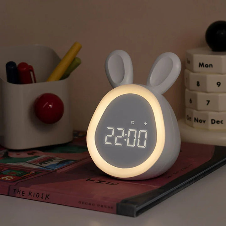 Nyusziformájú gyerekébresztő LED éjjeli fény - BunniGlow