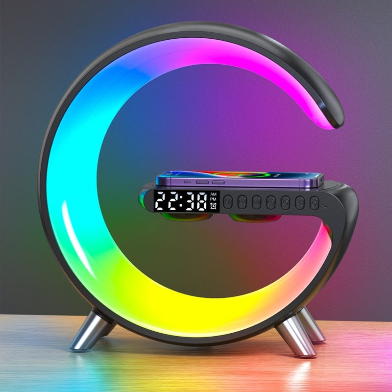 Vezeték nélküli töltőállomás hangszóróval - ChargeGlow