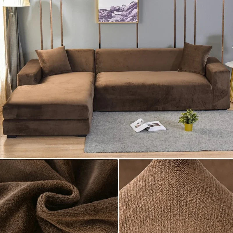 AA_Bad Conversion-Stretch Fluwelen Kanapéhuzat Luxus Kivitelben – Sofina