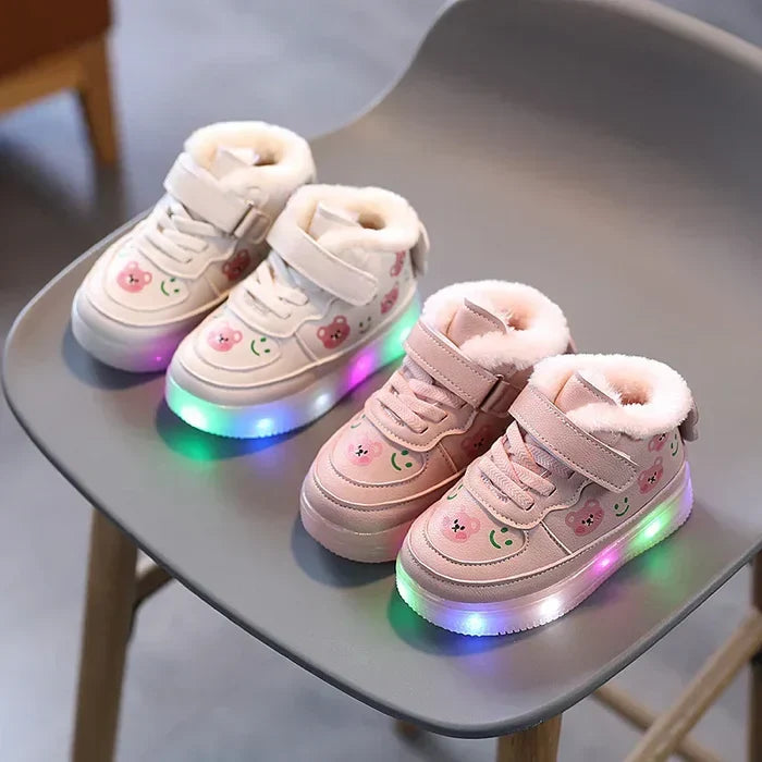 Őszi világító gyerek LED sneaker kényelmi talppal – HerbstGlimmerStep