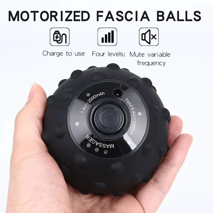 4-fokozatú Vibráló Masszázslabda Hőterápiával és Texturált Felülettel – FlexiRoll
