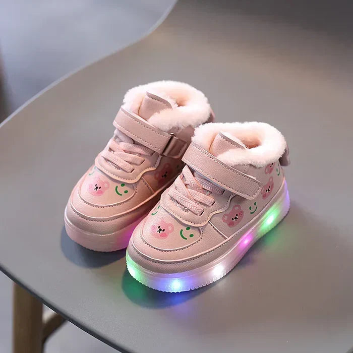 Őszi világító gyerek LED sneaker kényelmi talppal – HerbstGlimmerStep