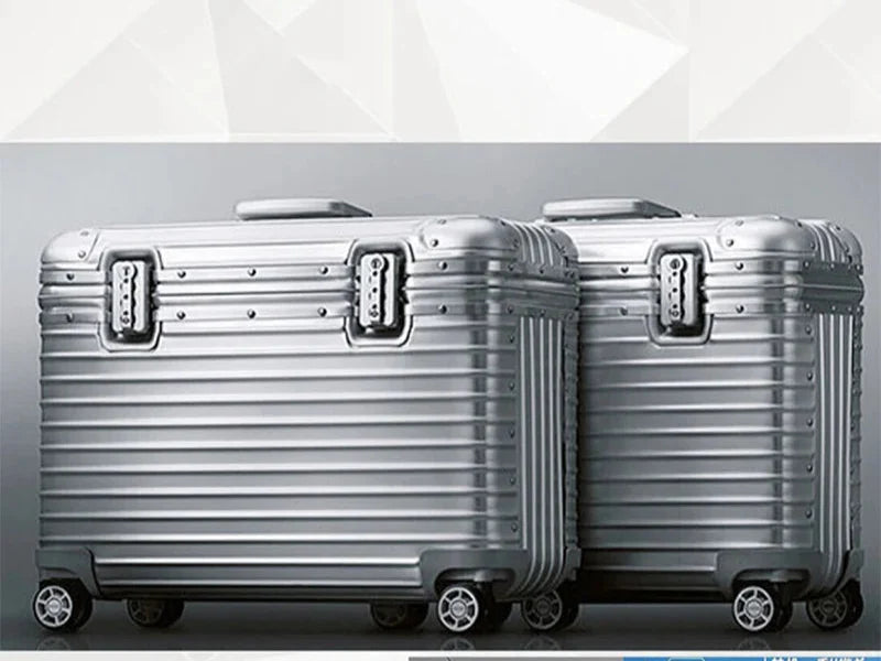Alumínium-Magnézium keményhordozó bőrönd – Monaco
