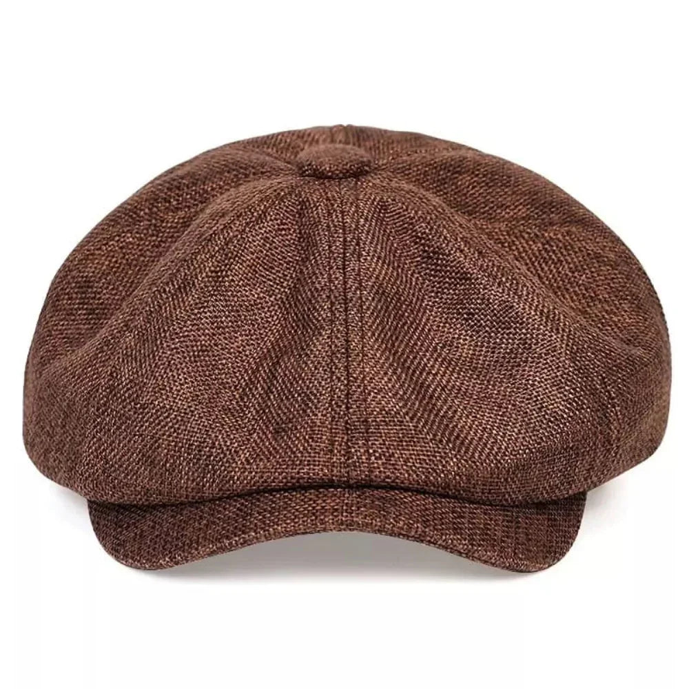 Vintage Flat Cap - Classic Newsboy Hat in Retro Style 14