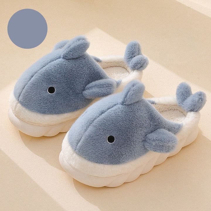 Puha Plüss Cápa Papucs - SnugShark