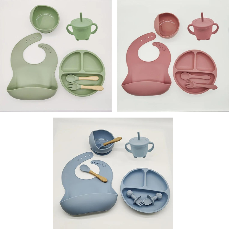 Silicone étkészlet babák számára - TinyBites