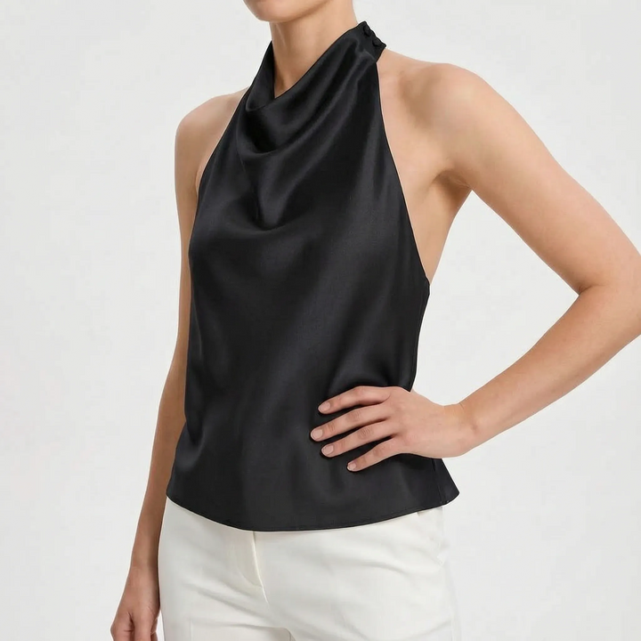 Sleeveless Halter Top -  Sandra