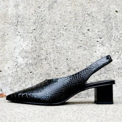 AA_Bad Conversion-Orthopédiai Croco Barna Magassarkú - Lara