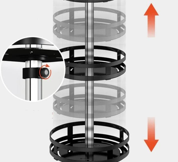 Forgó Tárolókosár - TwistRack 360°