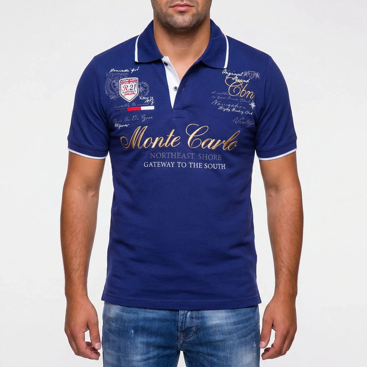 Sportief-Elegante Polo Met Kraag - Blake