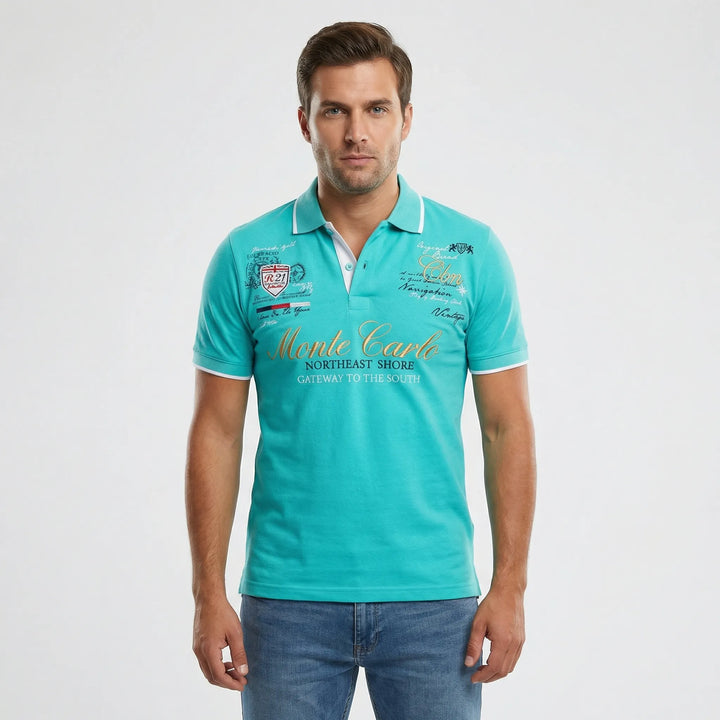 Sportief-Elegante Polo Met Kraag - Blake