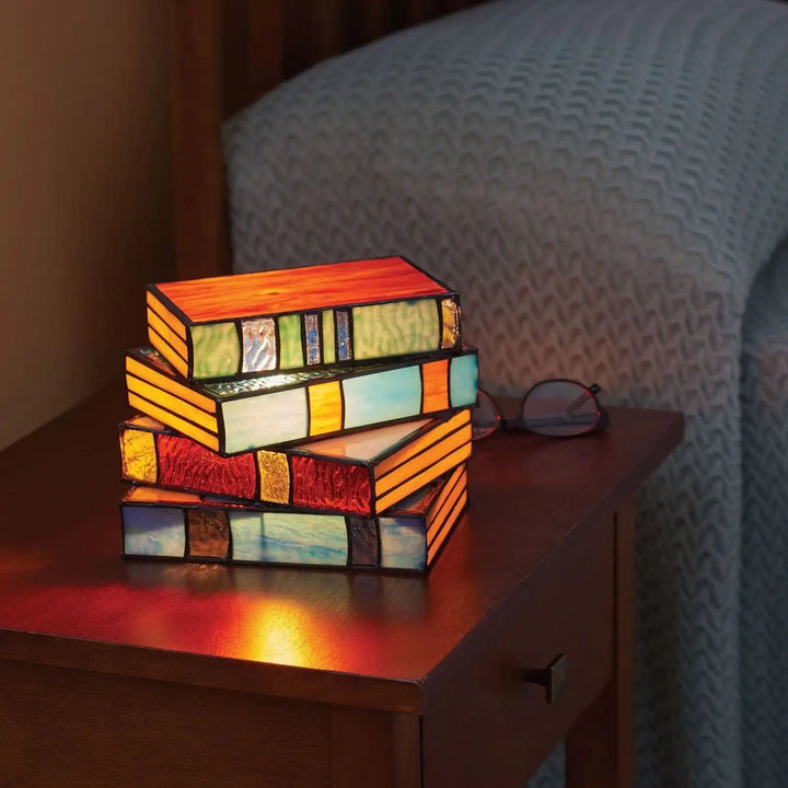 Művészi Színes Könyvlámpa - IllumiBook