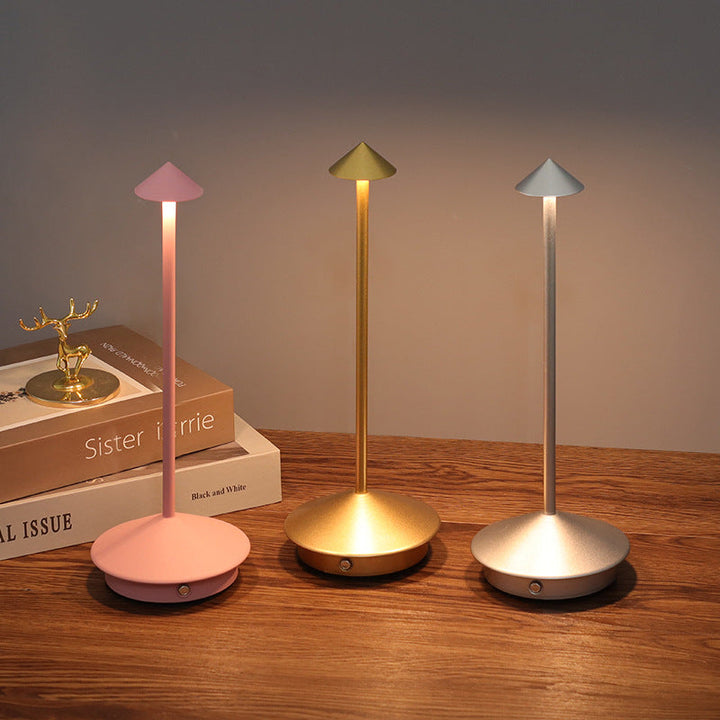 Cordless Table Lamp with Touch Dimmer and USB Charging 3