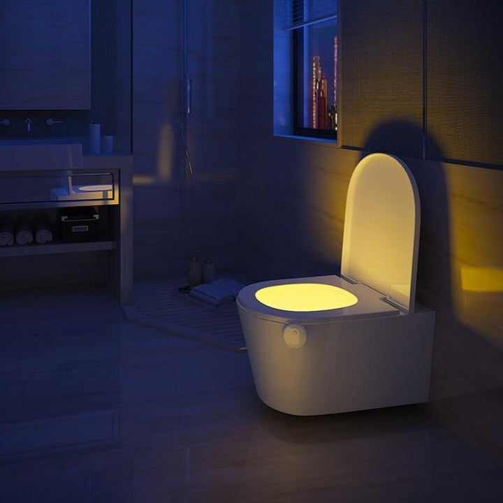Mozgásérzékelős WC Éjjeli fény - GlowBowl