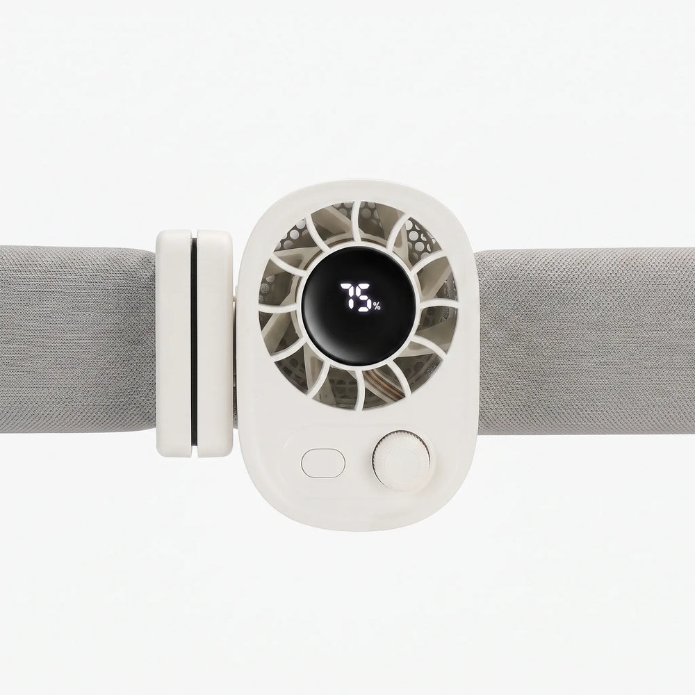 Tragbarer Klemmventilator Mit Display - Aeroclip