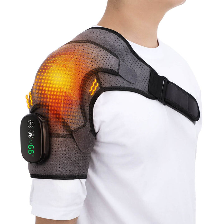 Hordozható vállmasszírozó készülék hőterápiával - ThermoFlex Pro