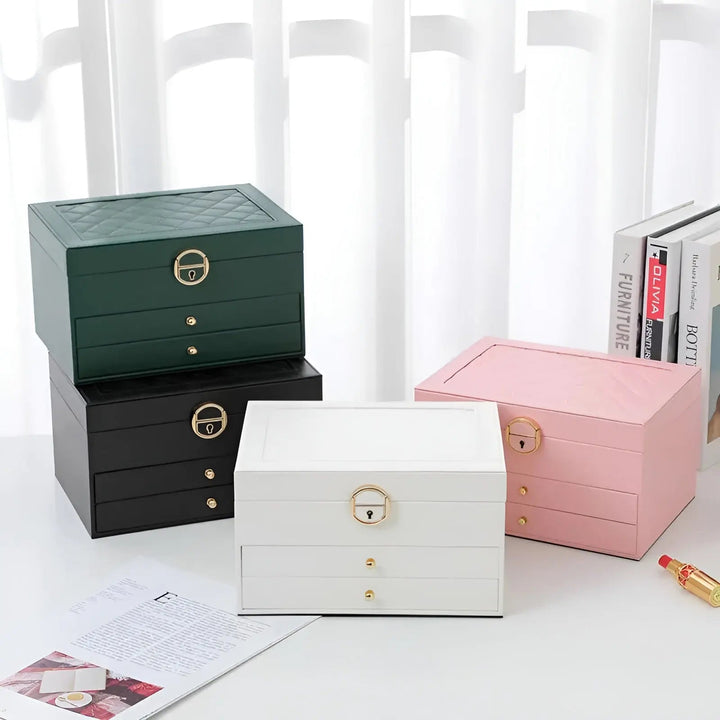 Luxus Többrétegű Ékszeres Doboz - EleganceBox
