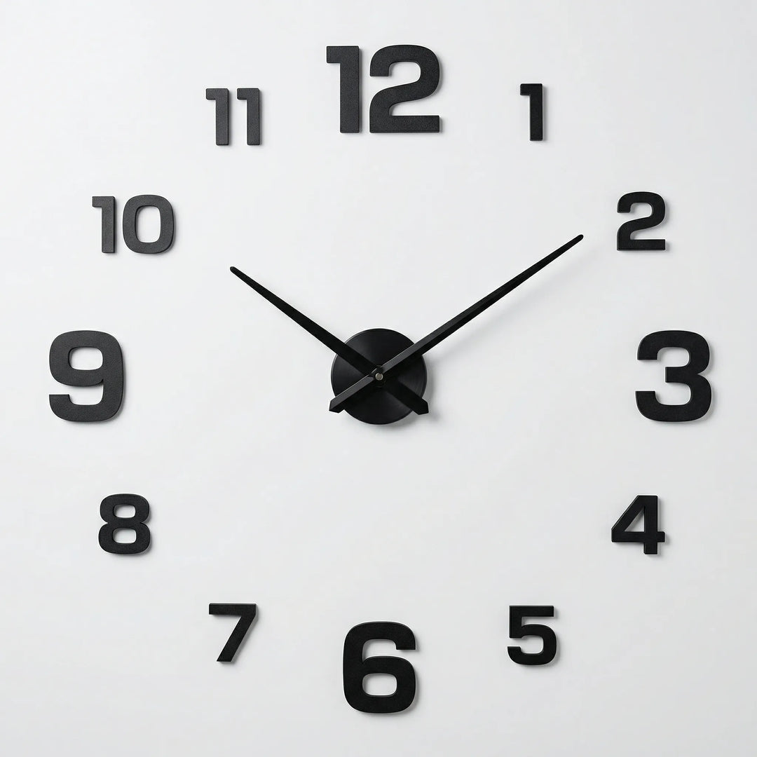 Übergroße Moderne Wanduhr - Clockique