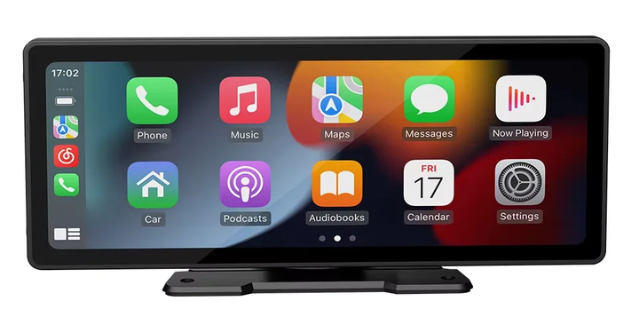 Univerzális 10,26 hüvelykes (26,06 cm) autós multimédia lejátszó vezeték nélküli CarPlay és Android Auto támogatással