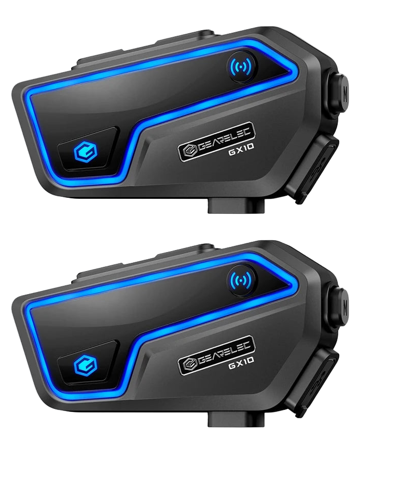 Bluetooth Motorkerékpár Intercom 10 Vezető & IP67 Vízhatlan – RideSync