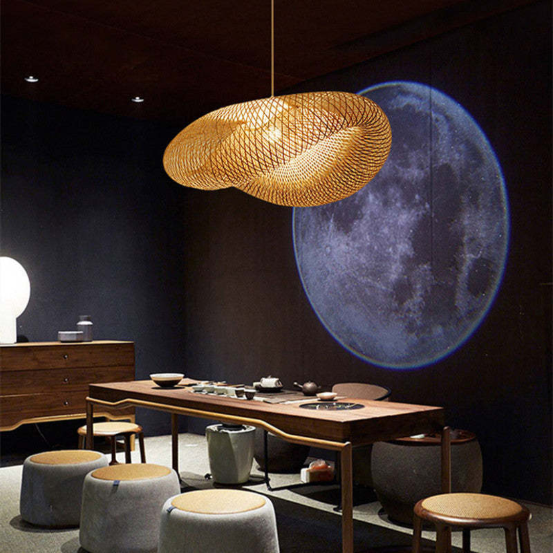 AA OUT OF STOCK Design LED Függőlámpa Bambusz Gömbökkel – EcoSphere