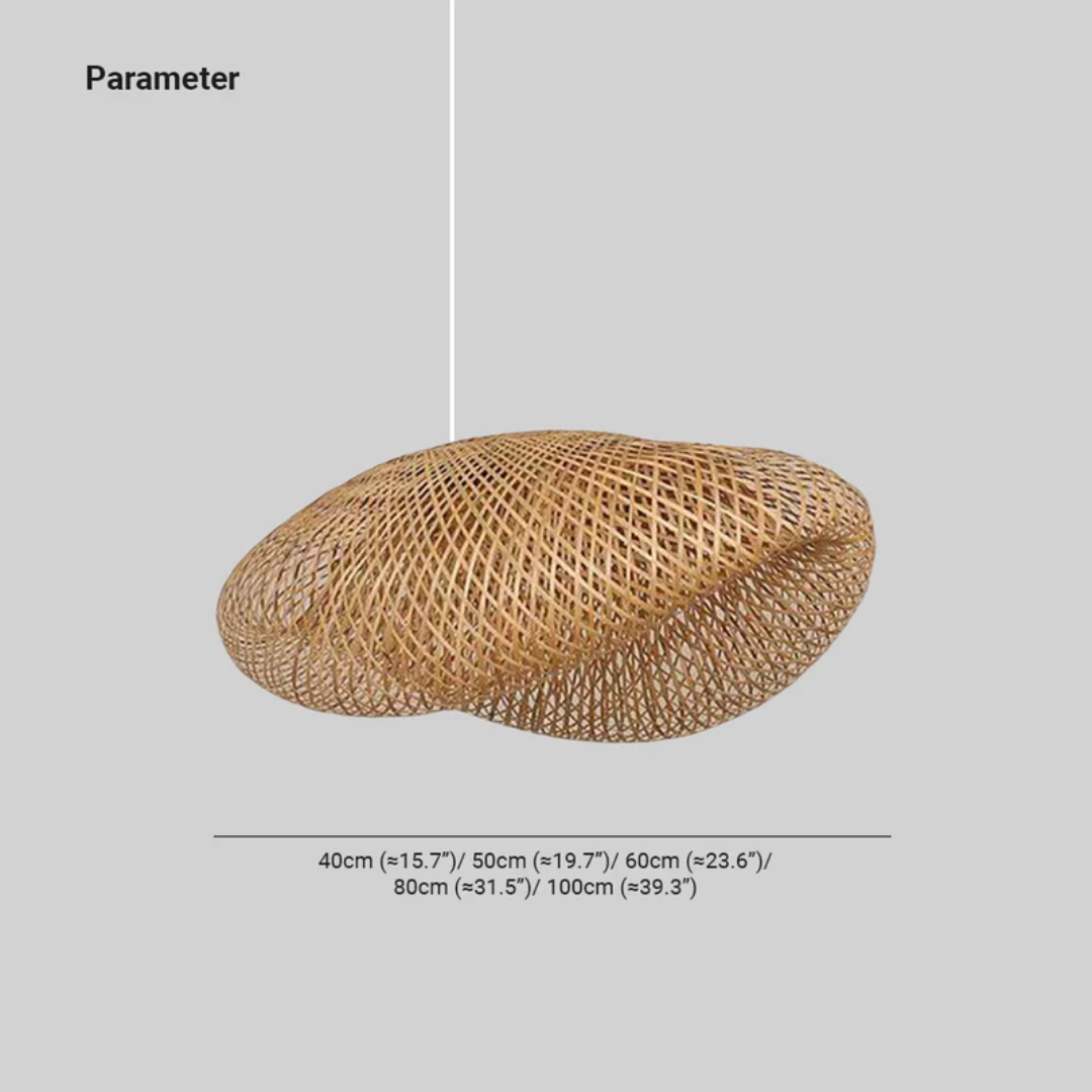 AA OUT OF STOCK Design LED Függőlámpa Bambusz Gömbökkel – EcoSphere