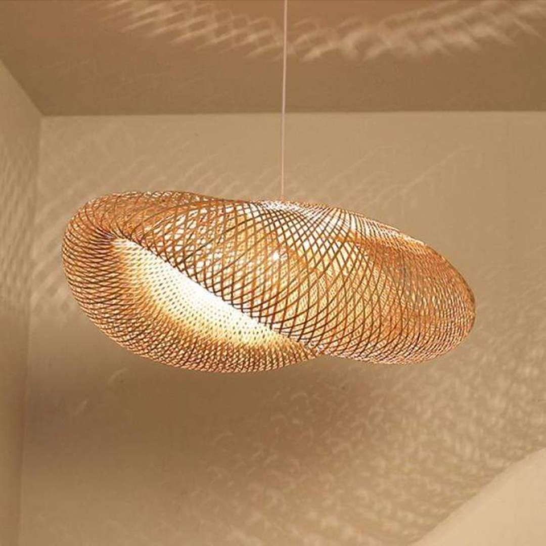 AA OUT OF STOCK Design LED Függőlámpa Bambusz Gömbökkel – EcoSphere