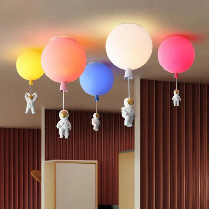 Trendi Hold/Űrhajós Gyerekszoba LED Mennyezeti Lámpa - CosmoGlow
