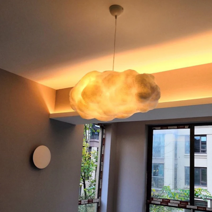 Design Cloud LED Füzérrúd Fehér PVC/Pamut - Nimbus
