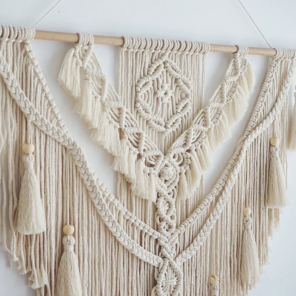 Skandináv Boho Makramé Fali Dekoráció - Liora