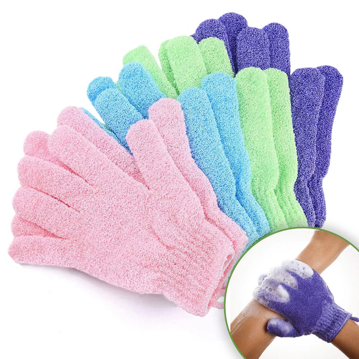 Hámlasztó Fürdőkesztyű - 2 Részes Készlet