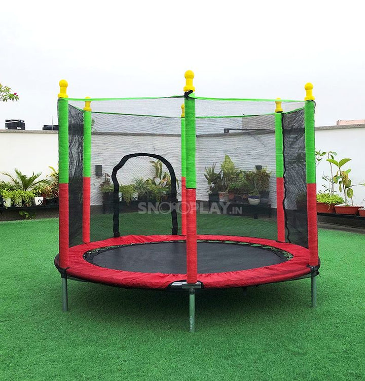 AA NOT AVAIALBLE Gyerek trambulin biztonsági hálóval – Jumpie KidsTramp
